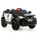 12V Kids Electric Ride-On Police Car with Bluetooth and Remote Control Magic Cars 12
