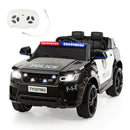 12V Kids Electric Ride-On Police Car with Bluetooth and Remote Control Magic Cars 4