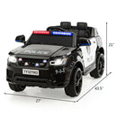 12V Kids Electric Ride-On Police Car with Bluetooth and Remote Control Magic Cars 9