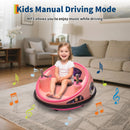 12V Children’s Electric Bumper Car - 360° Spinning Ride-On Toy with Remote Control, LED Lights, and Music Magic Cars 4