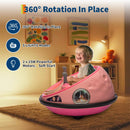 12V Children’s Electric Bumper Car - 360° Spinning Ride-On Toy with Remote Control, LED Lights, and Music Magic Cars 6