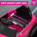 12V Kids Electric Ride-On Car with Remote Control Bluetooth USB Music Player 3.1M Magic Cars 6
