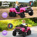 12V Electric Ride-On Car for Kids with 6 Wheels and Parent Remote Control, Ages 3-10 Magic Cars 6