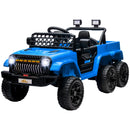 12V Kids Electric Car with 2WD/4WD Switch, Remote Control and Blue Lights Magic Cars 3