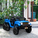 12V Kids Electric Car with 2WD/4WD Switch, Remote Control and Blue Lights Magic Cars 8