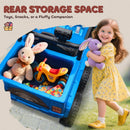 12V Kids Electric Car with Switchable 2WD/4WD, Remote Control and Lights, Blue Magic Cars 5