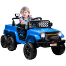 12V Kids Electric Car with Switchable 2WD/4WD, Remote Control and Lights, Blue Magic Cars Variant 0