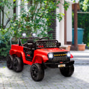12V Kids Electric Ride-On Car with Switchable 2WD/4WD and Remote Control, Red Magic Cars 8