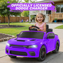 12V Kids Electric Ride-On Car Licensed Dodge Charger with Remote Control Magic Cars 1