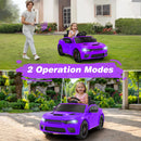12V Kids Electric Ride-On Car Licensed Dodge Charger with Remote Control Magic Cars 2