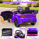12V Kids Electric Ride-On Car Licensed Dodge Charger with Remote Control Magic Cars 3