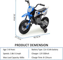 12V Electric Dirt Bike for Kids with Training Wheels and Twist Grip Throttle, Maximum Speed 3MPH Magic Cars 6