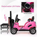 12V Electric Forklift Ride-On Toy for Kids with Remote Control, Lifting Fork, and Music Magic Cars 2