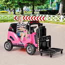 12V Electric Forklift Ride-On Toy for Kids with Remote Control, Lifting Fork, and Music Magic Cars 3