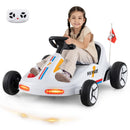 12V Electric Ride-On Go Kart for Kids with Remote Control and Music - White Magic Cars 4