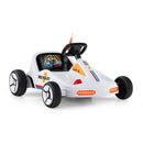 12V Electric Ride-On Go Kart for Kids with Remote Control and Music - White Magic Cars Variant 0