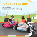 12V Kids Electric 4-Wheel Ride-On Go-Kart with Remote Control, Blue, Ages 3-8 Magic Cars 11