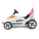 12V Kids Electric 4-Wheel Ride-On Go-Kart with Remote Control, Blue, Ages 3-8 Magic Cars 2