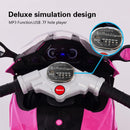 12V Electric Kids Motorcycle Pink 3-6 Years 3.5 km/h Adjustable Size 43-55 Inch Magic Cars 1