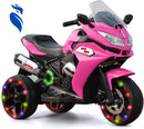 12V Kids Electric 3-Wheel Ride-On Motorcycle Toy with LED Lights for Ages 3-8 Magic Cars 1