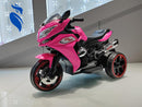 12V Kids Electric 3-Wheel Ride-On Motorcycle Toy with LED Lights for Ages 3-8 Magic Cars 4
