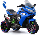 12V Kids Electric 3-Wheel Ride-On Motorcycle Toy with LED Lights for Ages 3-8 Magic Cars Variant 0