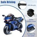 12V Kids Electric Ride-On Dirt Bike Motorcycle with LED Lights 9mph Magic Cars 10
