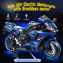 12V Kids Electric Ride-On Dirt Bike Motorcycle with LED Lights 9mph Magic Cars 4