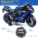 12V Kids Electric Ride-On Dirt Bike Motorcycle with LED Lights 9mph Magic Cars 5