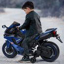12V Kids Electric Ride-On Dirt Bike Motorcycle with LED Lights 9mph Magic Cars 8