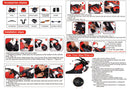 12V Kids Electric Ride-On Dirt Bike Motorcycle with LED Lights and Hand Drive Magic Cars 8