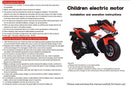 12V Kids Electric Ride-On Dirt Bike Motorcycle with LED Lights and Hand Drive Magic Cars 9