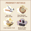 12V Kids Electric Dual Motor Ride-On Tricycle Toy with Bluetooth Music Magic Cars 23