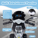 12V Battery-Powered Kids Electric Ride-On Motorcycle with Music Magic Cars 2