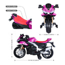 12V Kids Electric Ride-On Motorcycle Toy with Bluetooth Music, Auxiliary Wheels, and LED Lights Magic Cars 6