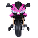12V Kids Electric Ride-On Motorcycle Toy with Bluetooth Music, Auxiliary Wheels, and LED Lights Magic Cars 8