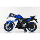 12V Kids Electric Ride-On Motorcycle Toy with Bluetooth Music, Auxiliary Wheels, and LED Lights Magic Cars 17