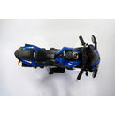 12V Kids Electric Ride-On Motorcycle Toy with Bluetooth Music, Auxiliary Wheels, and LED Lights Magic Cars 18