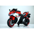 12V Kids Electric Ride-On Motorcycle Toy with Bluetooth Music, Auxiliary Wheels, and LED Lights Magic Cars 1