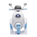 12V Kids Electric Ride-On Motorcycle Toy with Bluetooth Music, LED Lights, and 3 Wheels - Blue Magic Cars 0