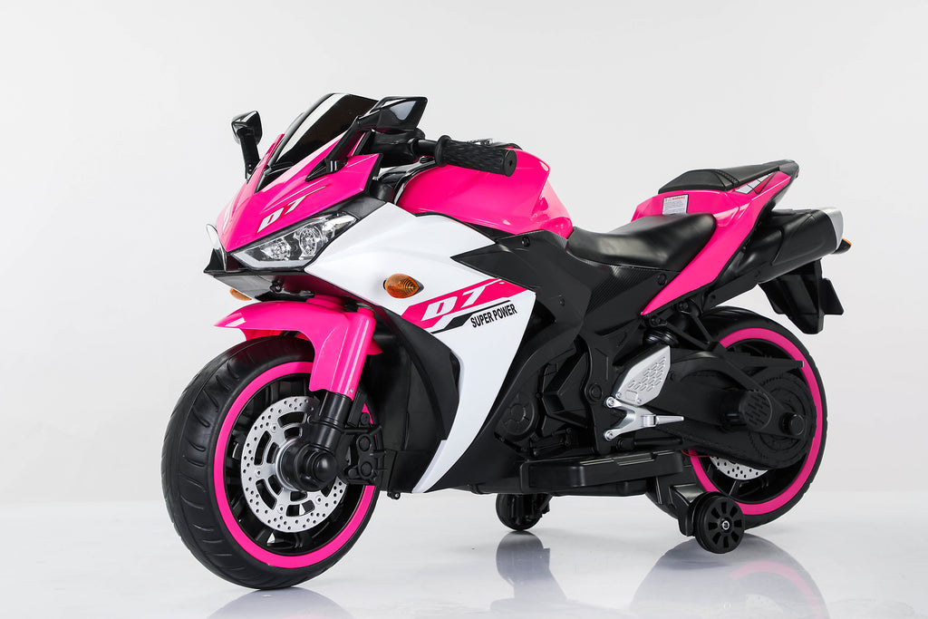 12V Kids Electric Motorcycle Ride on Toys Car with Training