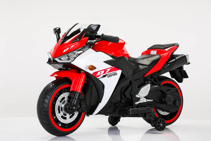 12V Kids Electric Motorcycle Ride on Toys Car with Training