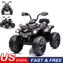12V Kids Electric Ride-On ATV 4-Wheeler Quad Car with MP3 and LED Lights Black Magic Cars Variant 0