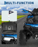 12V Electric Ride-On ATV for Kids with Remote Control, Spring Suspension, LED Lights, and Wireless Music Magic Cars 4