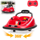12V Kids Electric Ride-On Bumper Car Toy with 360° Spin, Remote Control, and LED Lights Magic Cars 1