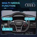 12V Kids Electric Ride-On Car Licensed Audi RS e-tron GT Gray Magic Cars 5