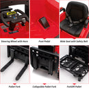 12V Kids Electric Ride-On Forklift with Remote Control, Liftable Fork, and Music Magic Cars 5