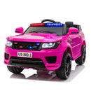 12V Kids Electric Ride-On Police SUV Truck Toy with Remote Control and Music Magic Cars Variant 0