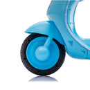 Blue 12V Electric Ride-On Scooter for Kids with 3 Wheels, LED Lights, and Bluetooth Music Magic Cars 14