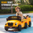 12V Kids Electric 2-Seater Ride-On School Bus Toy Car with Remote Control Magic Cars 5